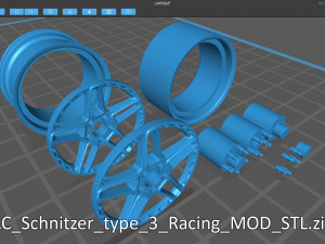 AC Schnitzer Type 3 Racing 3D Baskı Modeli