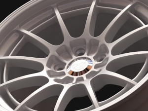Enkei NT03M rim 3Dプリントモデル