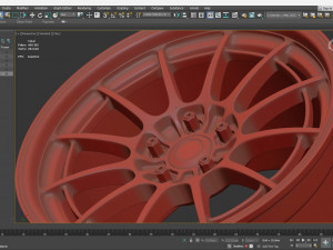 Enkei NT03M rim 3Dプリントモデル