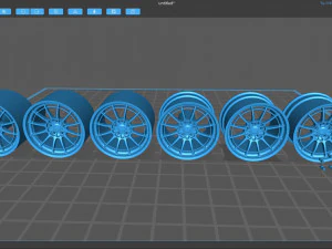 Enkei NT03M rim 3D Print Model