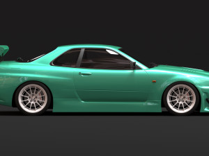 Nissan R34 N1 Super Taikyu Kit Model Cetak 3D