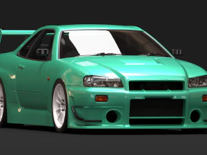 Kit Nissan R34 N1 Super Taikyu Modello di stampa 3D