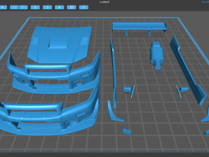 Nissan R34 N1 Super Taikyu Kit Model Cetak 3D