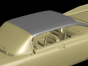 Cadillac Eldorado 1959 Hard Top 3D Print Model