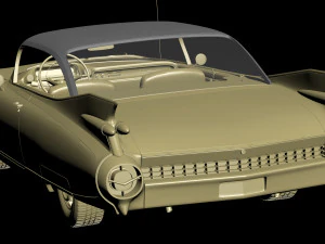 Cadillac Eldorado 1959 Hard Top 3D Print Model