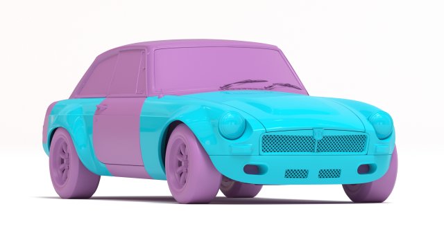 MGB Sebring Wing and Balance Kit Modelo de impresión 3D .c4d .max .obj .3ds .fbx .stl .blend 