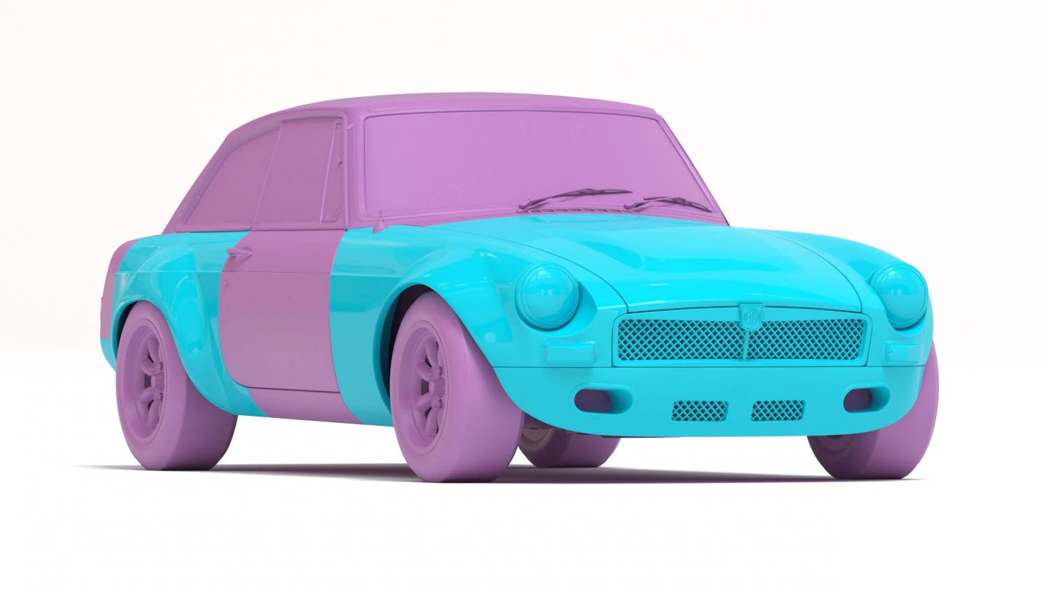 MGB Sebring Wing and Balance Kit 3D Print Model .c4d .max .obj .3ds .fbx .stl .blend 