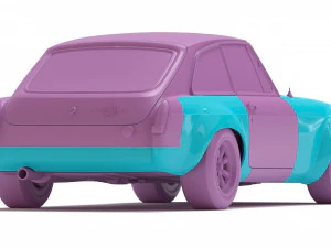 MGB Sebring Wing and Balance Kit 3D Print Model