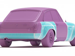 MGB Sebring Wing and Balance Kit 3D Print Model