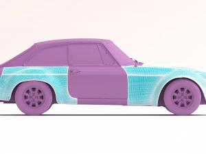 MGB Sebring Wing and Balance Kit 3D Print Model