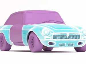 MGB Sebring Wing and Balance Kit 3D Print Model