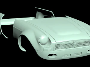 MGB Sebring Wing and Balance Kit 3D Print Model