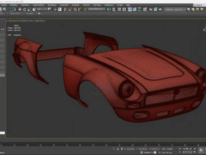 MGB Sebring Wing and Balance Kit 3D Print Model