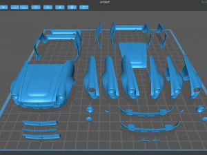 MGB Sebring Wing and Balance Kit 3D Print Model
