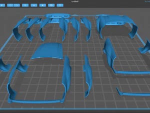 MGB Sebring Wing and Balance Kit 3D Print Model