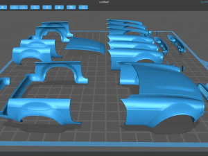 MGB Sebring Wing and Balance Kit 3D Print Model