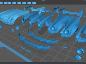MGB Sebring Wing and Balance Kit 3D Print Model