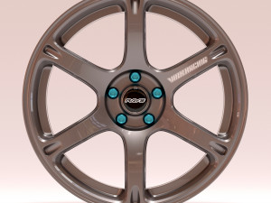 Rays Volk TE037 rim Modello di stampa 3D