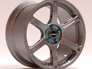 Rays Volk TE037 rim 3D प्रिंट मॉडल