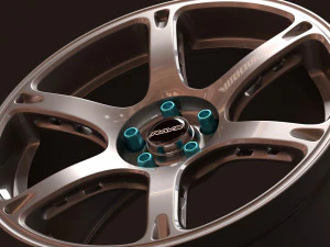Rays Volk TE037 rim 3D Print Model