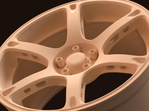 Rays Volk TE037 rim 3D Print Model