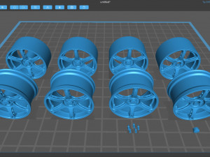 Rays Volk TE037 rim 3D प्रिंट मॉडल