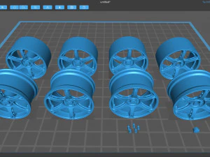 Rays Volk TE037 rim 3D Print Model