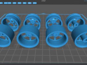 Rays Volk TE037 rim 3D Print Model