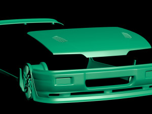 Sierra Sapphire Trans Kit 3D प्रिंट मॉडल