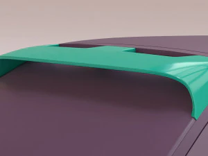 Peugeot 306 Spoiler 3D Print Model