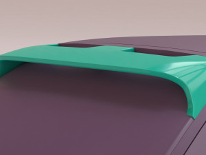 Peugeot 306 Spoiler 3D Print Model