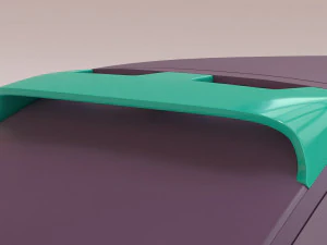 Peugeot 306 Spoiler 3D Print Model