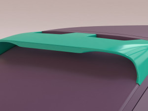 Peugeot 306 Spoiler 3D Print Model