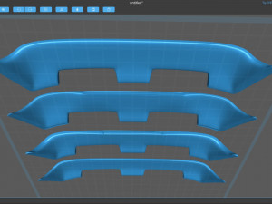 Peugeot 306 Spoiler 3D Print Model
