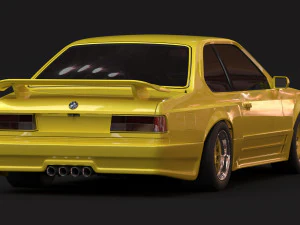 Gemballa M635 CSI Body Kit 3D Print Model