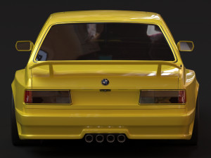 Gemballa M635 CSI Body Kit 3D 프린트 모델