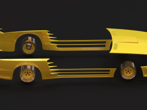 Gemballa M635 CSI Body Kit 3D 프린트 모델