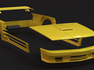 Gemballa M635 CSI Body Kit 3D 프린트 모델