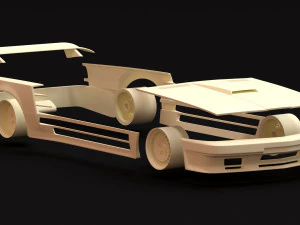 Gemballa M635 CSI Body Kit 3D Print Model