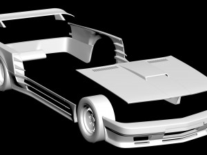 Gemballa M635 CSI Body Kit 3D 프린트 모델