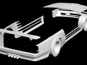 Gemballa M635 CSI Body Kit 3D 프린트 모델
