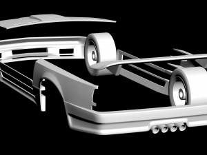 Gemballa M635 CSI Body Kit 3D 프린트 모델