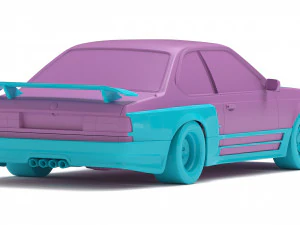 Gemballa M635 CSI Body Kit 3D Print Model