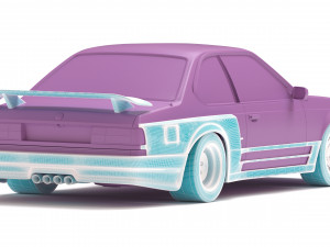 Gemballa M635 CSI Body Kit 3D 프린트 모델