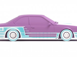 Gemballa M635 CSI Body Kit 3D 프린트 모델