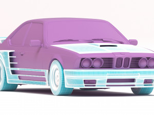 Gemballa M635 CSI Body Kit 3D 프린트 모델