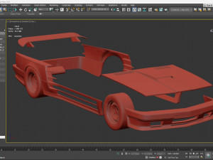 Gemballa M635 CSI Body Kit 3D 프린트 모델