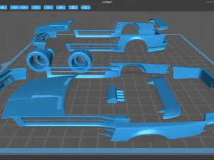 Gemballa M635 CSI Body Kit 3D Print Model