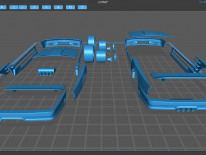 Gemballa M635 CSI Body Kit 3D 프린트 모델
