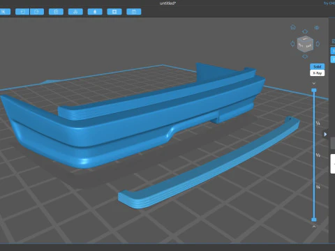 Gemballa M635 CSI Body Kit 3D Print Model